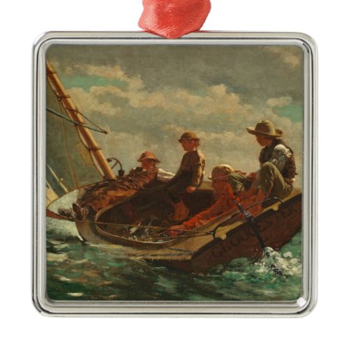 Breezing Up (A Fair Wind) 1873-76 Metal Ornament