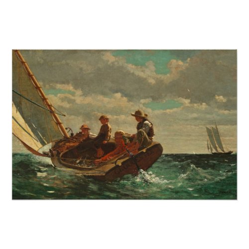 Breezing Up A Fair Wind 1873_76 Poster