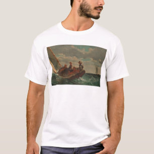 Breezing Up (A Fair Wind) by Winslow Homer T-Shirt