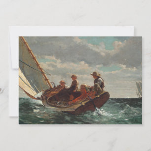 Breezing Up (A Fair Wind) Winslow Homer