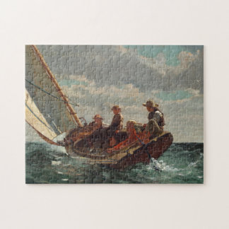 Breezing Up (A Fair Wind) | Winslow Homer Jigsaw Puzzle