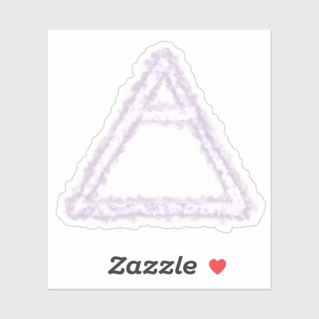 Breezy Air Element Alchemy Symbol Custom Sticker (Sheet)