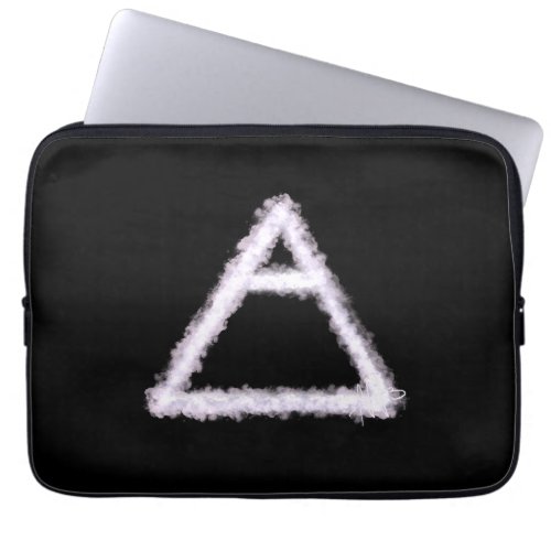 Breezy Air Element Alchemy Symbol Laptop Sleeve
