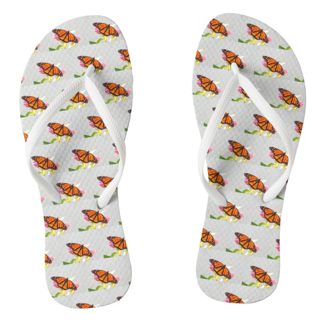 Breezy Butterfly Flip Flops (Footbed)
