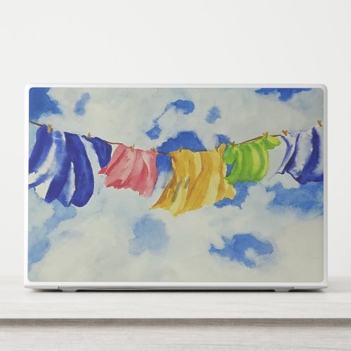 Breezy Clothesline Whimsy HP Laptop Skin