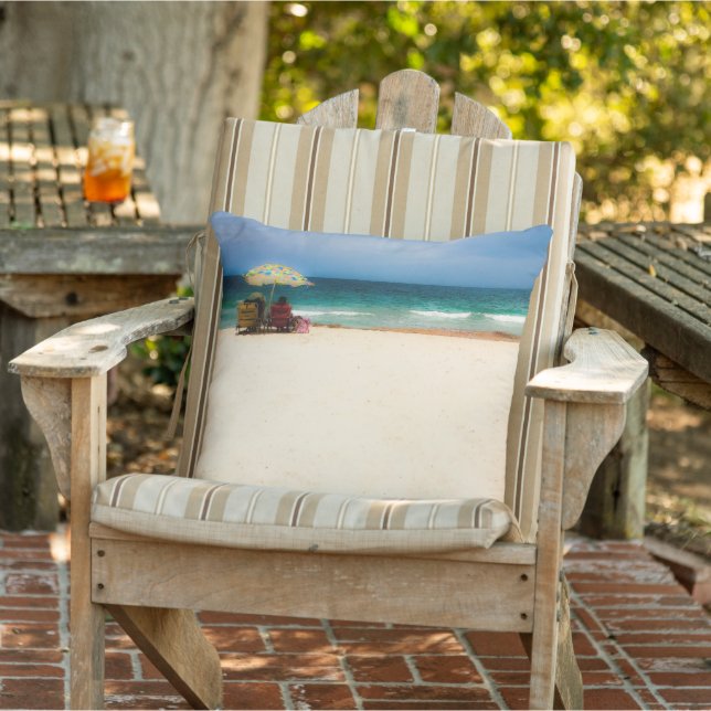 Breezy Day at the Beach Outdoor Pillow (Chair)