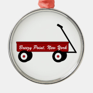 Breezy Point Wagon Ornament