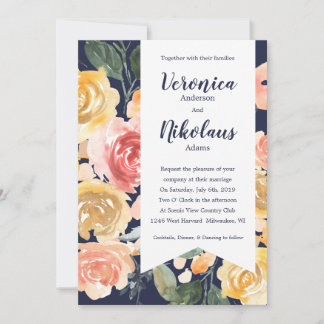 Breezy Romance Invitation