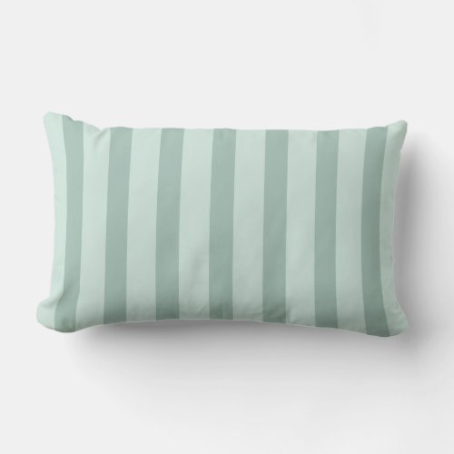 Breezy Striped Pillow in Beachy Vintage Green