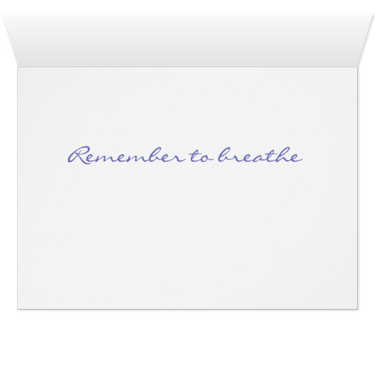 Breezy Summer Afternoon card (Inside Horizontal (Bottom))