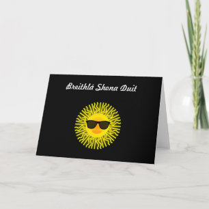 Breithlá shona duit / Irish Gaelic Happy Birthday Card
