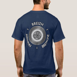 Breizh Bertaeyn Bretagne Triskele & Knot T-Shirt