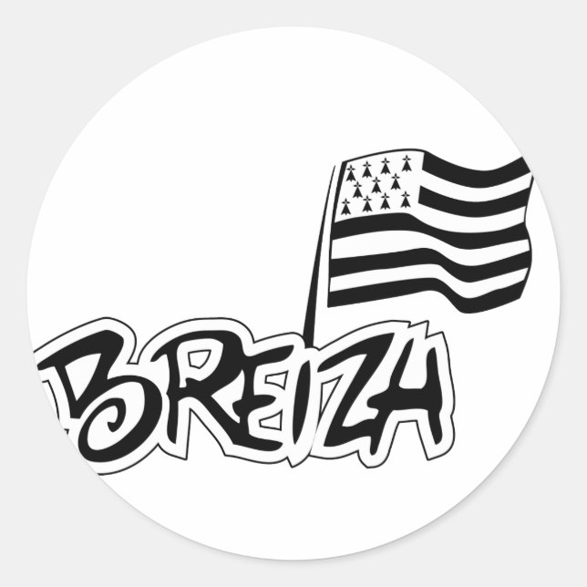 Breizh Classic Round Sticker (Front)