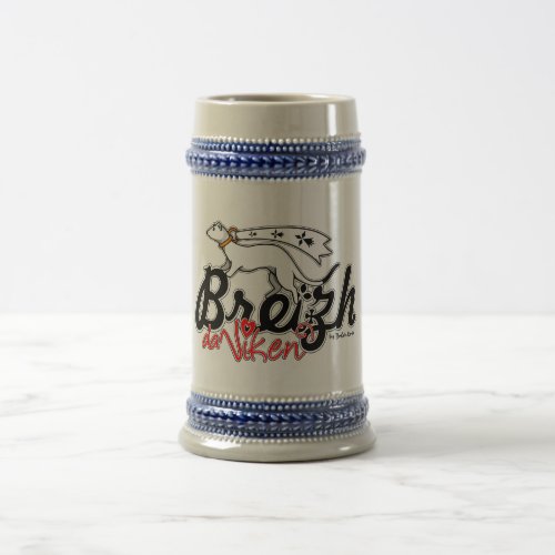 Breizh da viken Brittany forever Beer Stein