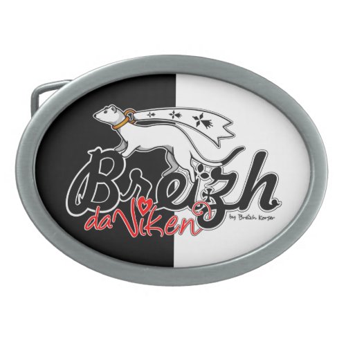 Breizh da viken Oval Belt Loop Breta Belt Buckle