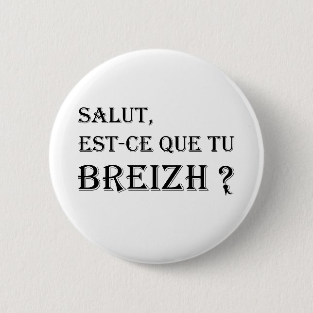 breizh pinback button (Front)