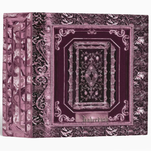 Brekinridge Blush Victorian 3 Ring Binder