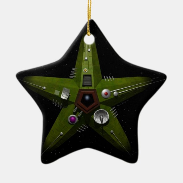 Brell Star 1 Ceramic Ornament (Front)