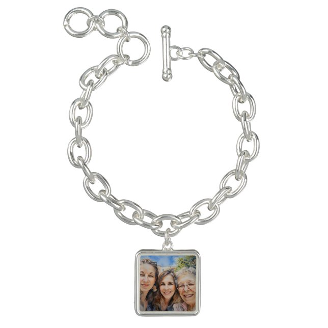 Breloque Bracelet Bijou Remembrance Photo Mom (Product)