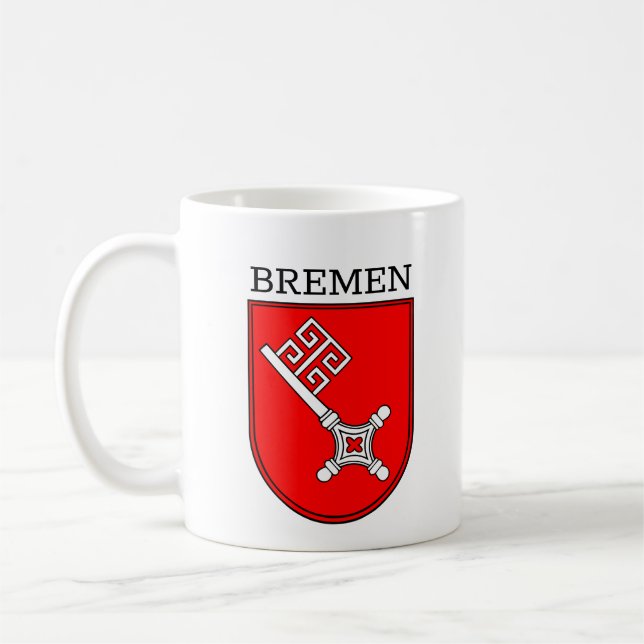 Bremen Coat of Arms Coffee Mug (Left)