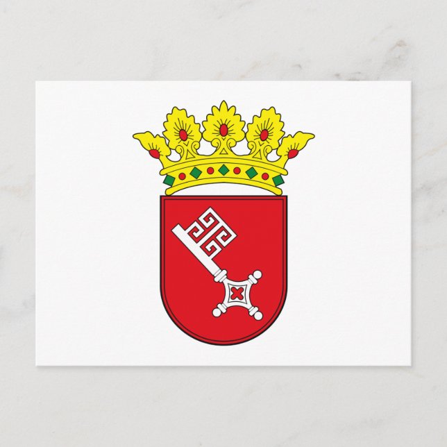 Bremen Coat of Arms Postcard (Front)