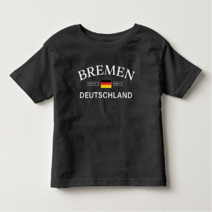 Bremen Deutschland Coordinates German Toddler T-shirt