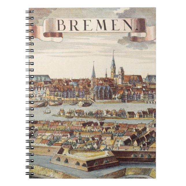 Bremen, Germany, 1719 Notebook (Front)