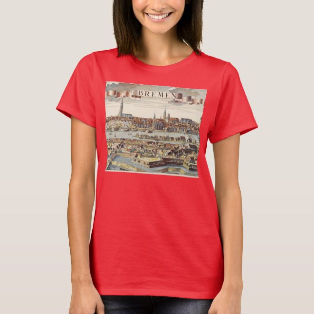 Bremen, Germany, 1719 T-Shirt (Front)