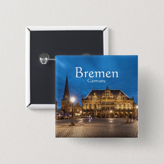 Bremen Germany Button (Front & Back)