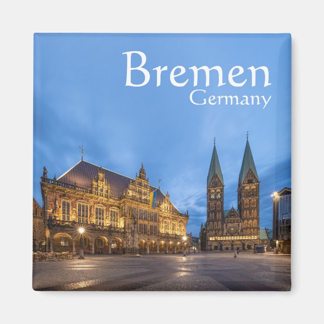 Bremen Germany Souvenir Magnet (Front)