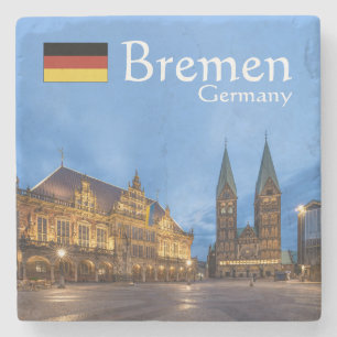 Bremen Germany Souvenir Stone Coaster