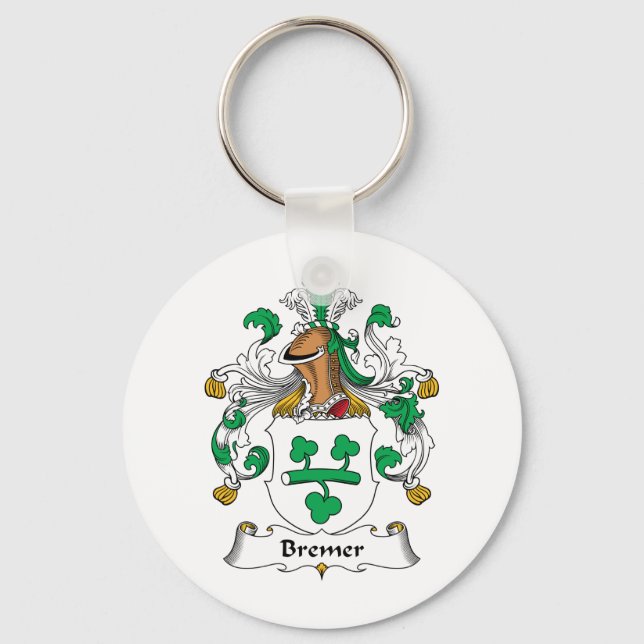 Bremer Family Crest Keychain (Front)