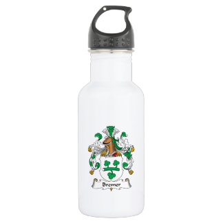 Bremer Family Crest Water Bottle