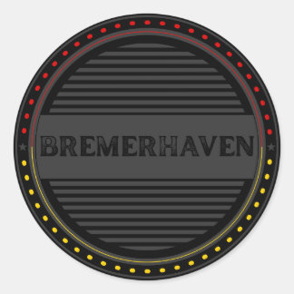 Bremerhaven City Pride Emblem – German Identity Classic Round Sticker