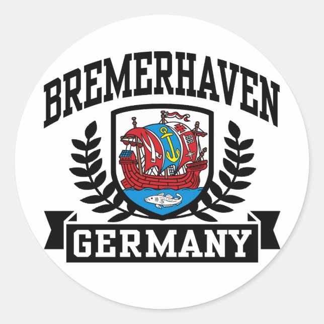 Bremerhaven Germany Classic Round Sticker (Front)