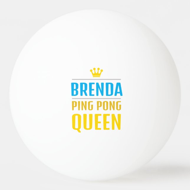 Brenda Ping Pong Ball (Front)