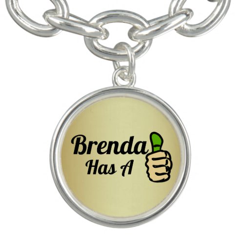 Brendas Green Thumb Charm Bracelet