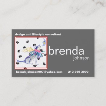 Brenda's New Business Card by edentities at Zazzle