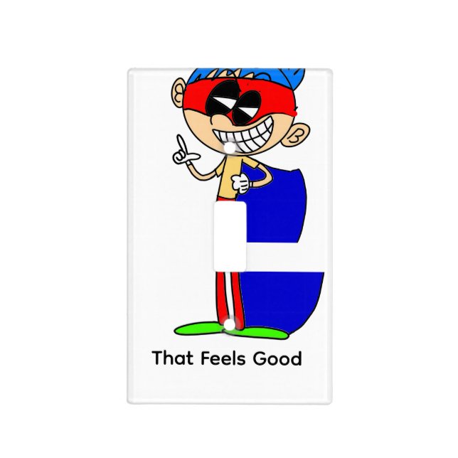 Brendons Light Switch Cover (Front)