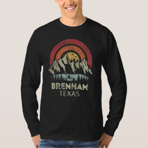 Brenham Texas Mountain Sunset Sunrise Kayaking T-Shirt