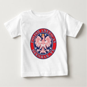 Brenham Texas Polish American Eagle Baby T-Shirt