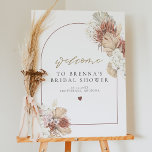 BRENNA Boho Arch Earth Tone Dry Palm Bridal Shower Foam Board<br><div class="desc">This bridal shower welcome sign features dry watercolor palms with neutral earth tone florals,  a simple script font and boho arch design. Easily edit *most* wording for your event. This welcome board is the perfect addition to your desert wedding,  bohemian bridal shower,  or any other desert or beach event.</div>