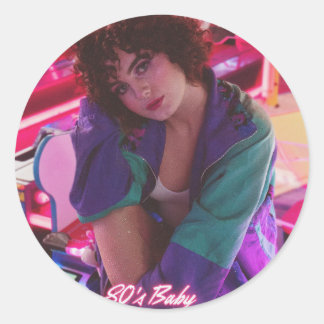 Brenna Faith 80s Baby Sticker