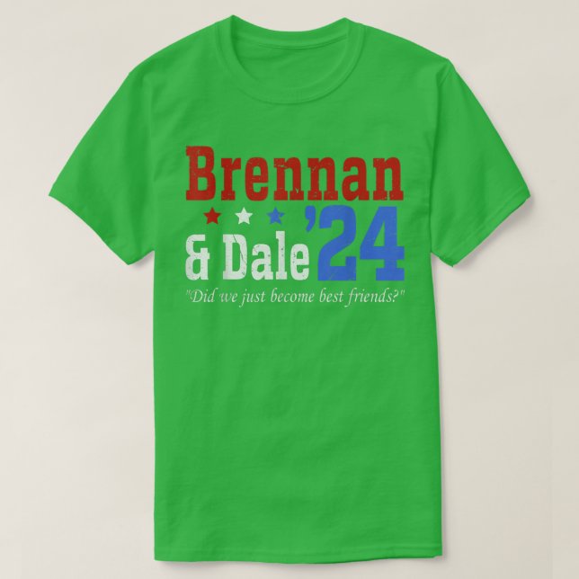 Brennan Election Dale 2024 Funny Support  T-Shirt (Design Front)