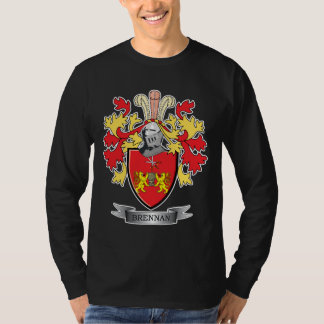 Brennan Family Crest Coat of Arms T-Shirt
