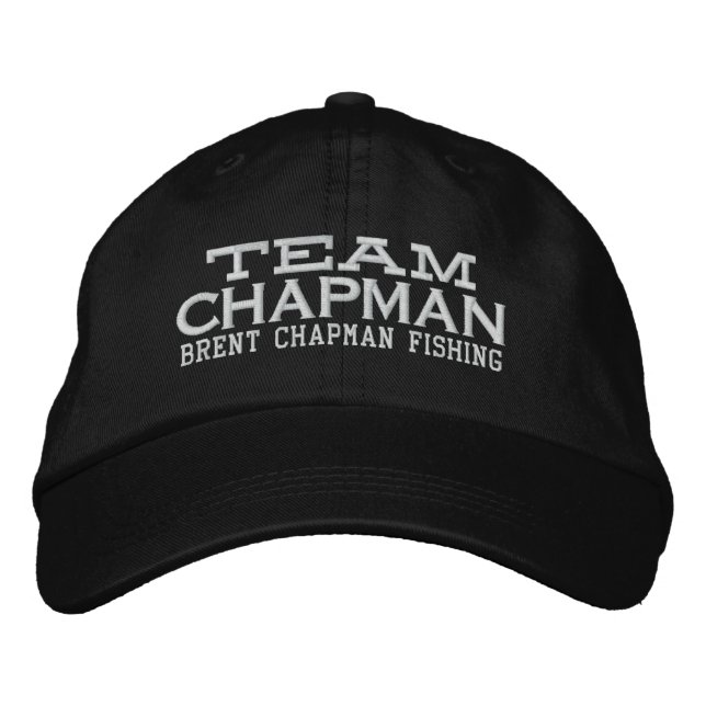 Brent Chapman Fishing Logo - Team Chapman Embroidered Baseball Cap (Front)