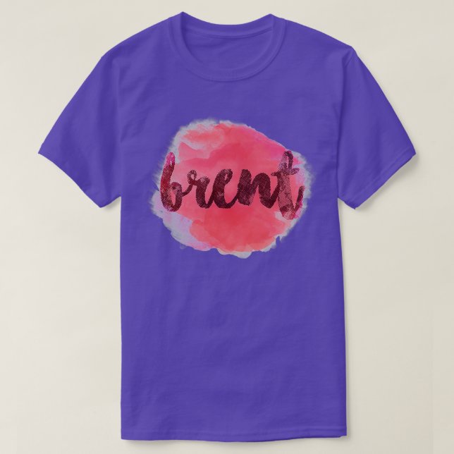 BRENT Red T-Shirt (Design Front)