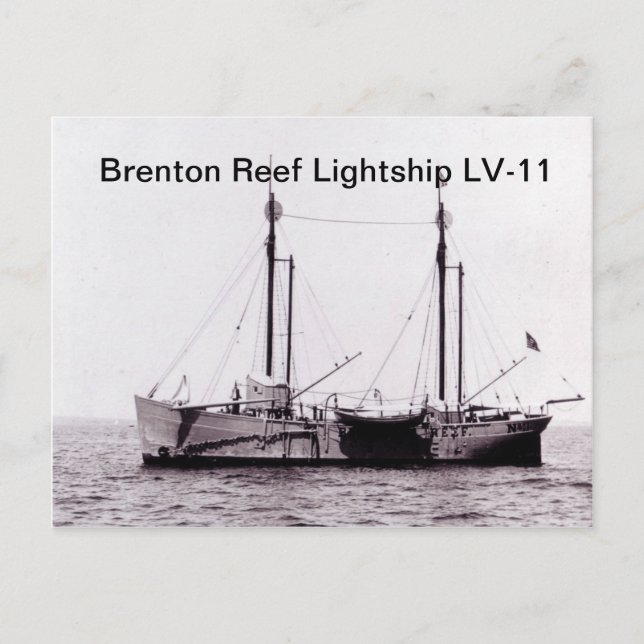 Brenton Reef Lightship LV-11 Postcards (Front)