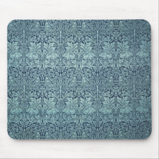 Brer Rabbit by William Morris Blue Textile Pattern Mouse Pad