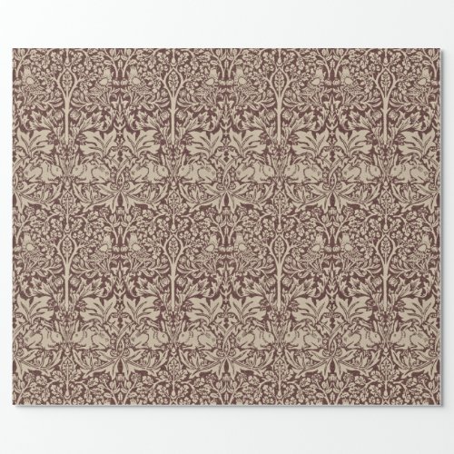 BRER RABBIT IN COCOA BEAN _ WILLIAM MORRIS WRAPPING PAPER